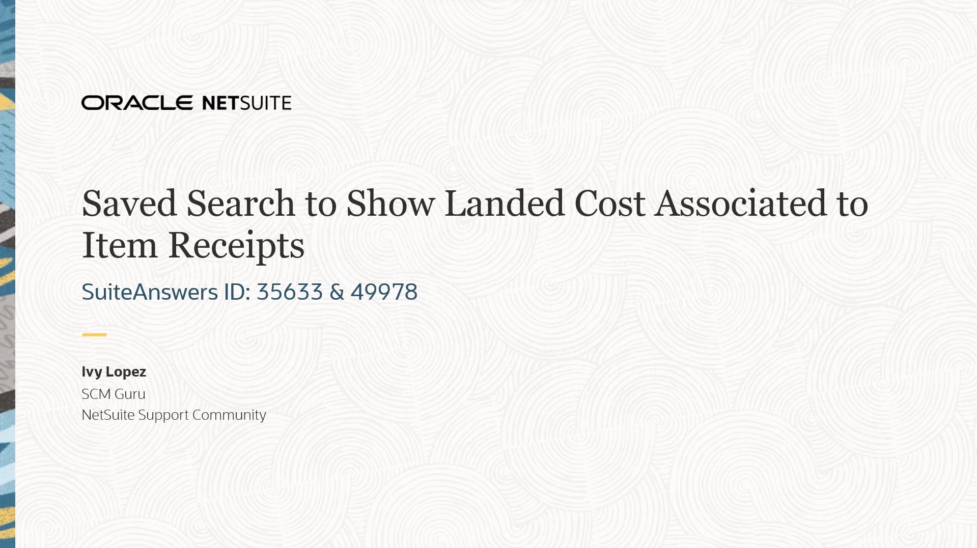 Landed Cost